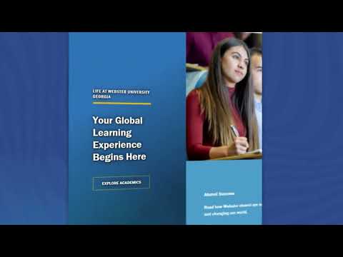 აირჩიე Webster University Georgia 1-ელ პრიორიტეტად